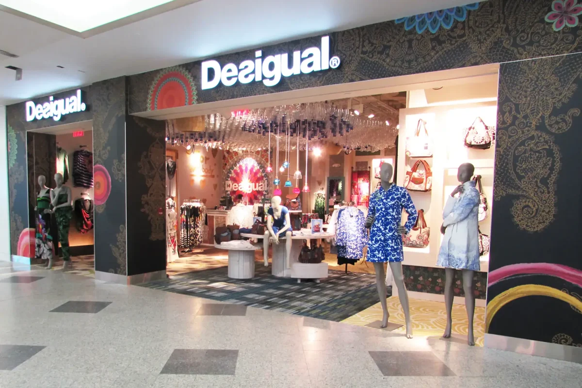 Desigual storefront inside LaGuardia Airport in Queens, NY