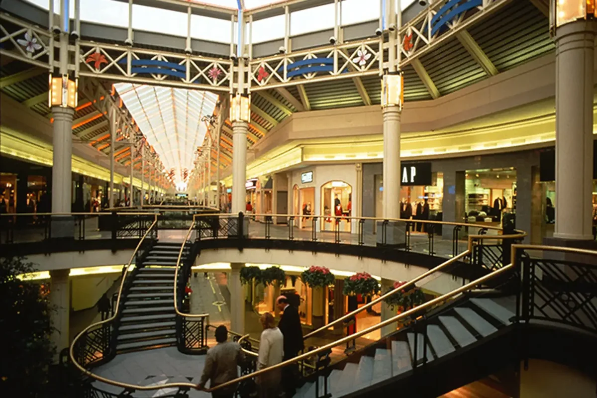 Mall at Rockingham Park in Salem, NH (View from inside)